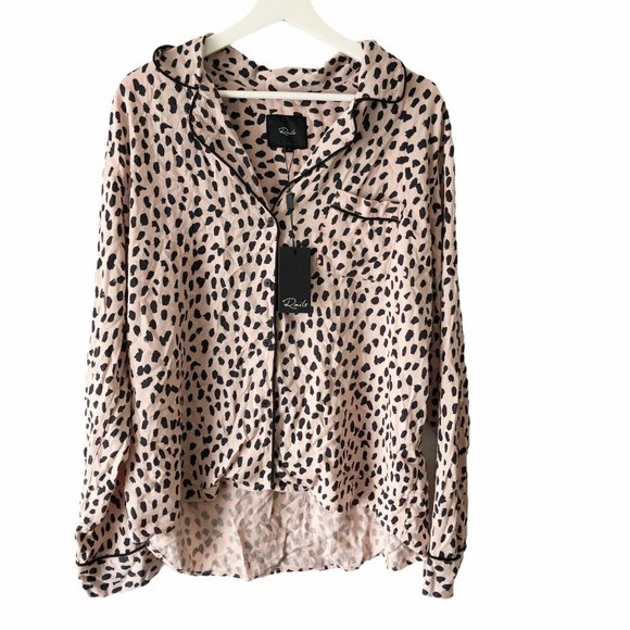 NWT Rails Large Dalmation Print Pajama Top Shirt - Picture 3 of 12